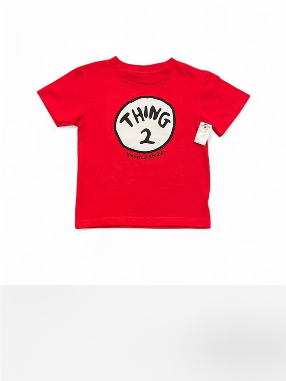 Universal Red 'Thing 2' Kids Short Sleeve Tee